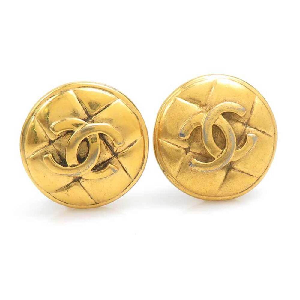 Chanel Earrings Gold-Tone Metal #256757C58B